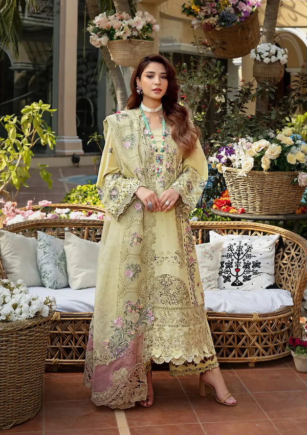 PREMIUM EMBROIDERED LUXURYLAWN | STITCHED 3-PIECE SUIT 711