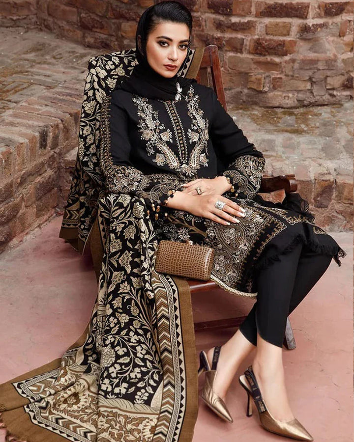 Dhanak 3PC Embroidered-445