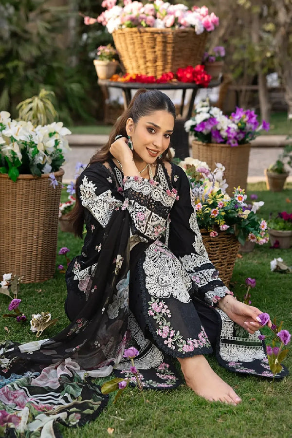 Premium - Luxury Lawn Edition' 26 -Chfoon Printed Dupata -702