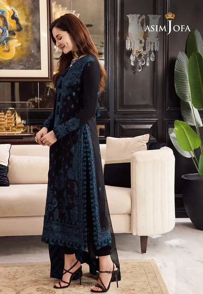 Lawn-3PC Embroidered Shirt with Organza Embroidered Dupatta-1064