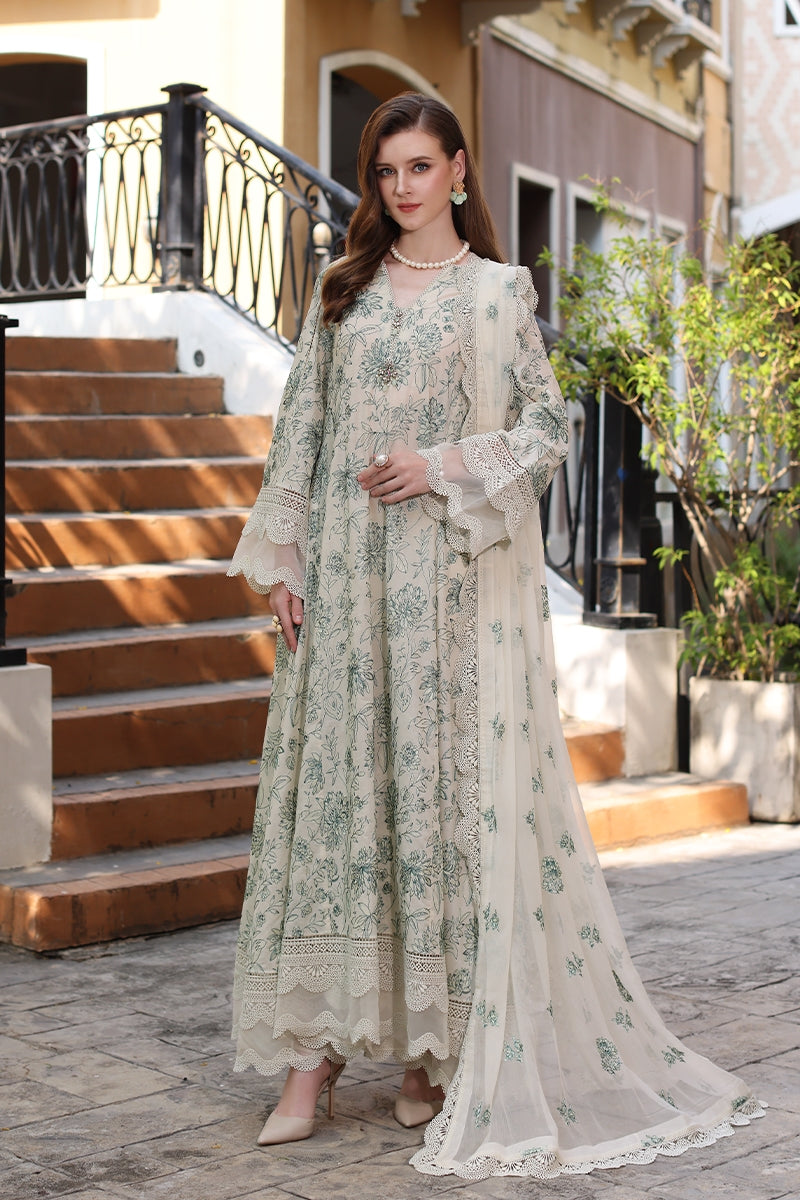Bareeze Dhanak 3PC Embroidered With Chiffon Embroidered Dupatta-124