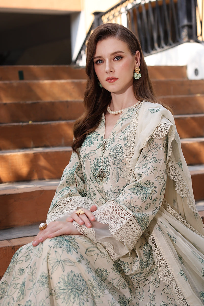 Bareeze Dhanak 3PC Embroidered With Chiffon Embroidered Dupatta-124